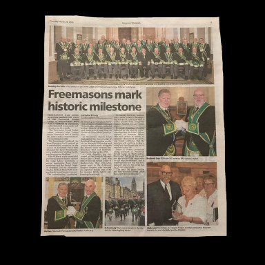 Nice spread in Greenock Telegraph today